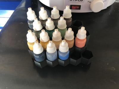 Hex Paint bottle Holder