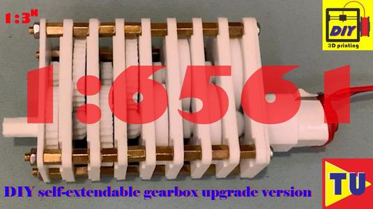DIY self-extendable gearbox upgrade version
