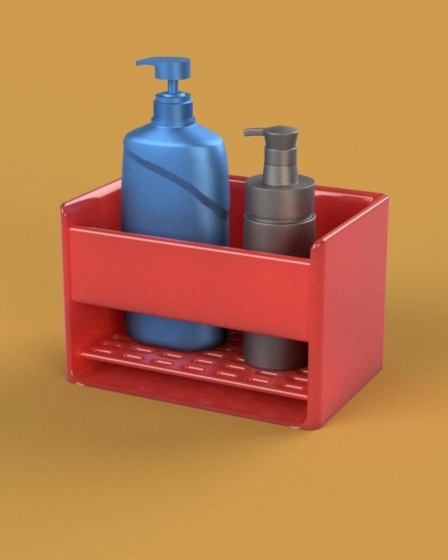 Soap stand with drain  (Fully Parametric)