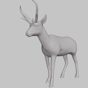 Deer With Horns