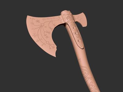 Leviathan Axe 3D cosplay prop
