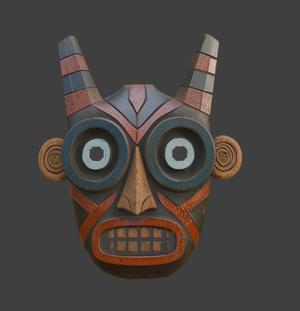 African tribal mask
