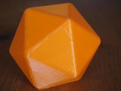 OpenSCAD Customizable Rounded Icosahedron
