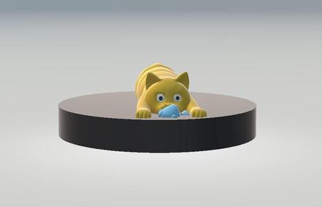 Whimsical Cat Design 3D printable model