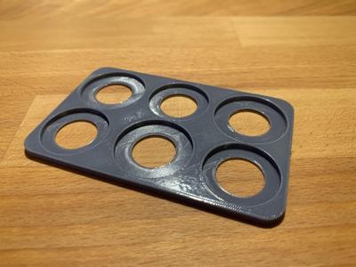Wallet card for coins (euros)