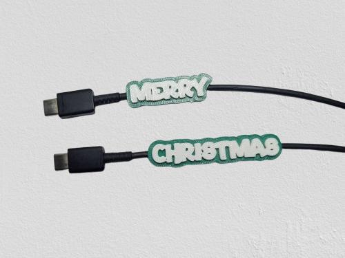 Merry Christmas Cable Clip, Management Solution