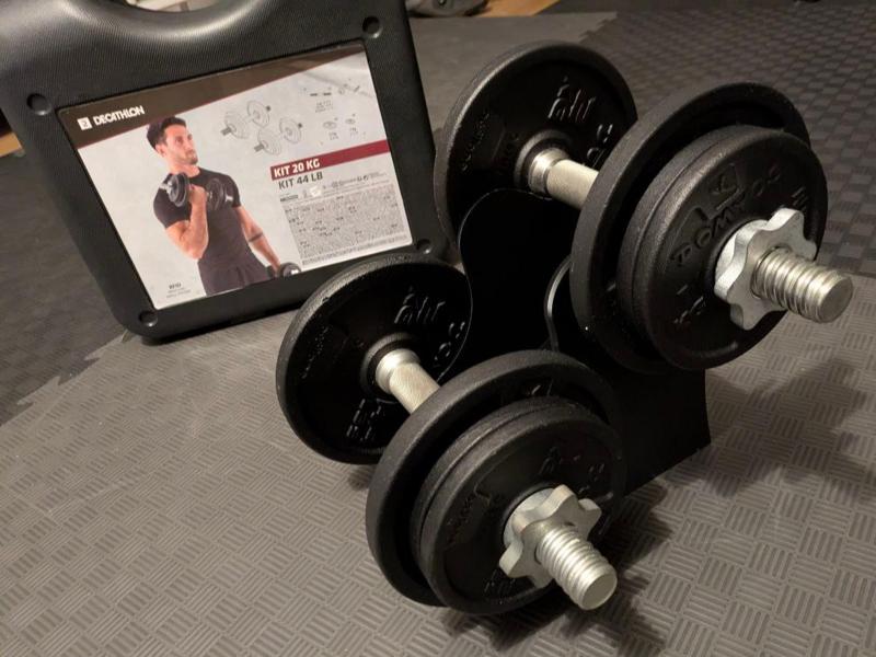 Decathlon dumbbell holder