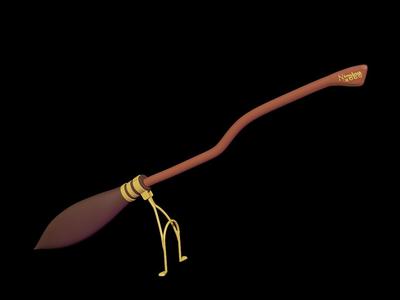 Harry Potter Nimbus 2000 magic broom 3d digital download