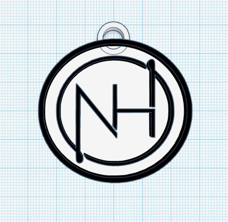 Niall Horan logo keychain