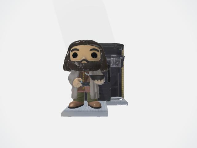 Diorama Harry Potter Hagrid sur le chemin de traverse