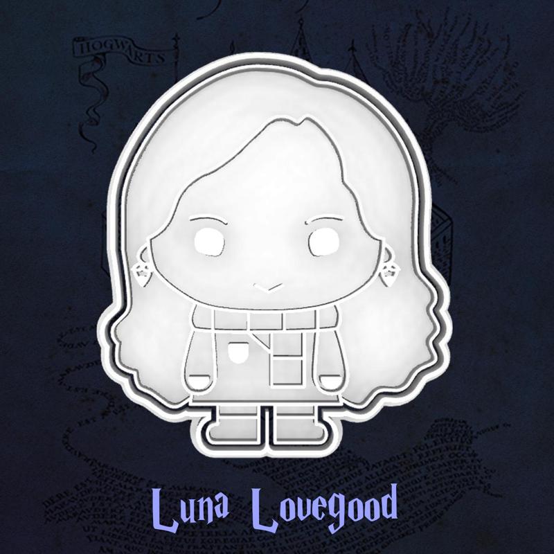 CUTTER AND BOOKMARK LUNA LOVEGOOD CHIBI