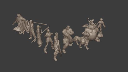 Final Fantasy VII Tabletop Miniatures 32mm/28mm