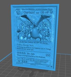 Charizard 3D Pop Up Card - Pokémon Fan Art STL | Ideal for FDM/Resina