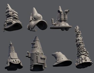 Aetherpunk28 Trench hats