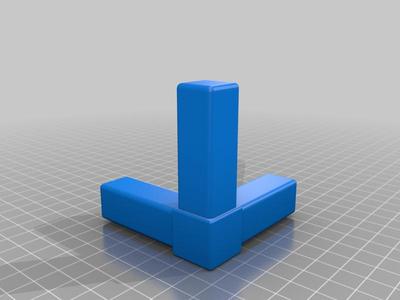 Connector for 20mm Square Pipes
