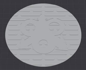 God of Decay industrial topper for 130mm base