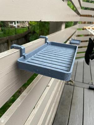 Slotted Tray with Hanging Bracket   