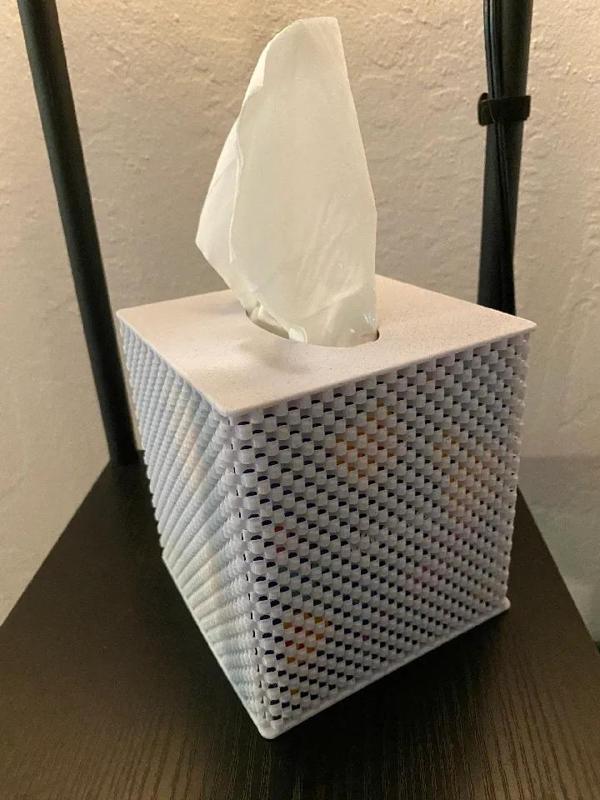 Fast Woven Tissue Box Cover (No Supports)   