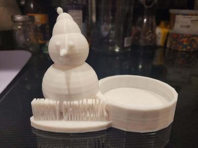 Snowman Candle Holder