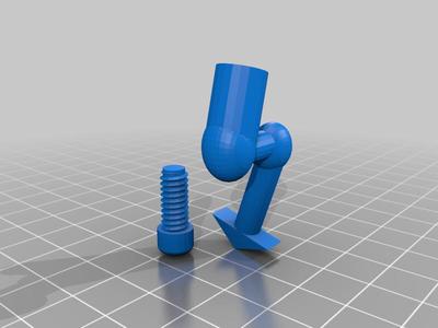 Button pusher for power outlet posts