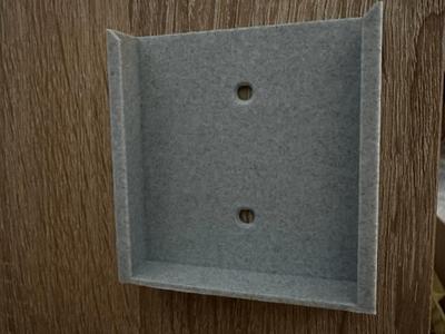 Customizable parametric wallmount holder generator