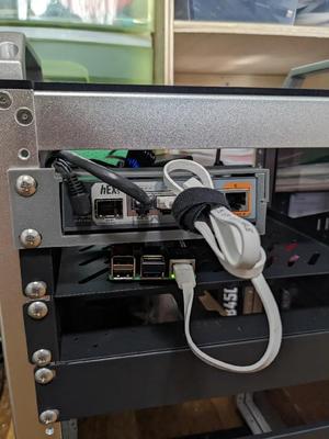 Mikrotik hEX S (RB760iGS) 10" rack mount   