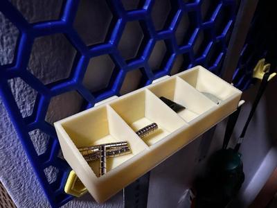 Parametric customizable multisection HSW bin/tray storage   