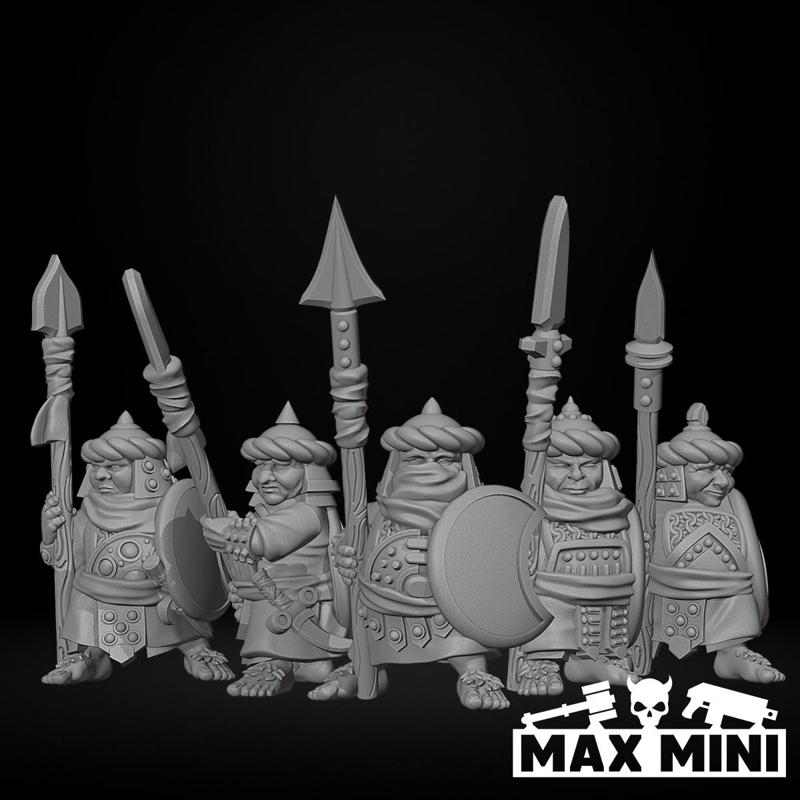 Halfling Sand Raider Spears