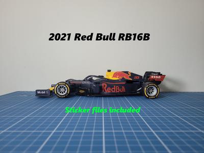 3D PRINTABLE Red Bull 2021 F1 CAR - Imola Spec