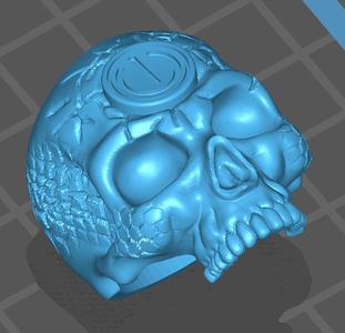 Skull Ring On