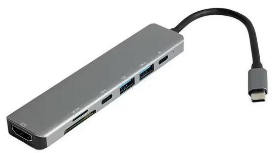 Case for B3E 7-in-1 USB-C Hub - Docking station - USB-C - HDMI   