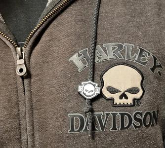 Harley Davidson Willie G hoodie string bead   