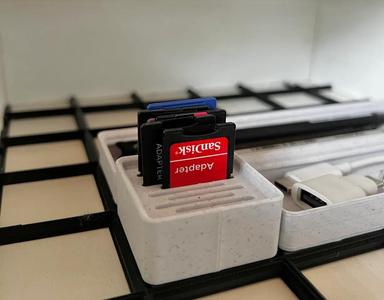 Gridfinity SD card holder   