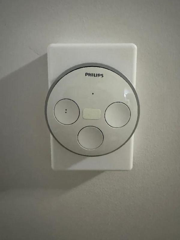 AU Clipsal Cover Plate + Philips Hue Tap v1 Switch Mount   