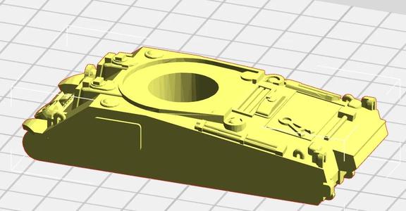 Sherman hull complete   