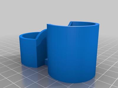 2 open cylinders to 2 intersecting cylinders
