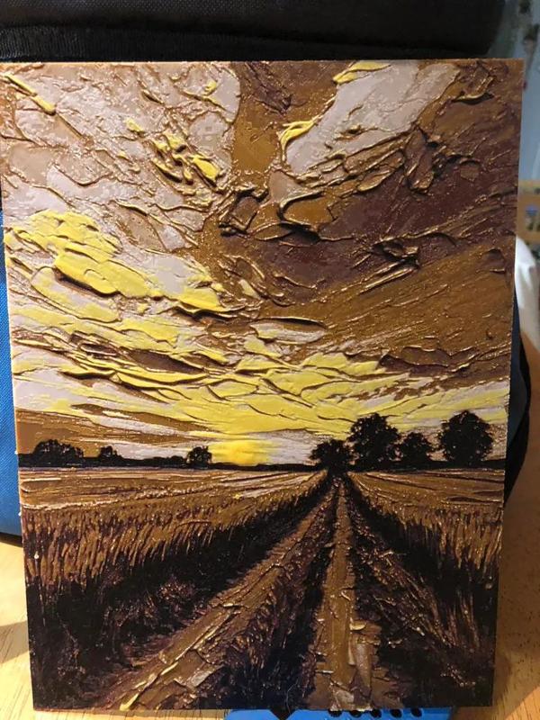 Thick Paint Pastel Field (Hueforge)   