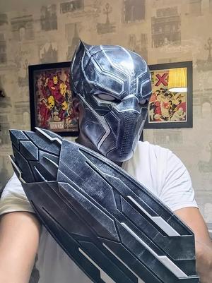 Black Panther Cosplay Helmet and Mask   