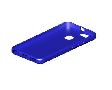 Xiaomi A1 3D stl obj flexible phone case flex