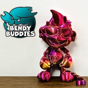 Monkey Puckbo Boxer Glasses / Ape Articulated / Print-in-Place Creature / Cute Beast / Fantasy World Beast