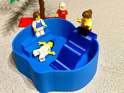 Small Swimming Pool Slide (Lego-Size)   