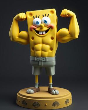 Muscle SpongeBob