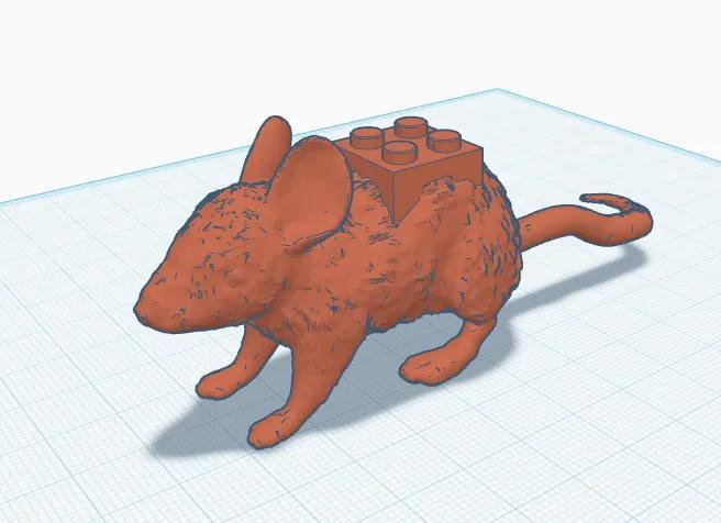 Mouse for lego minifigures   