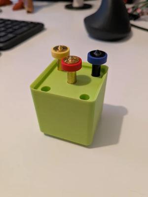 Gridfinity – Revo Nozzle storage for Bambu printers   