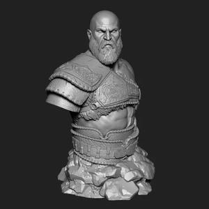 Kratos Bust   