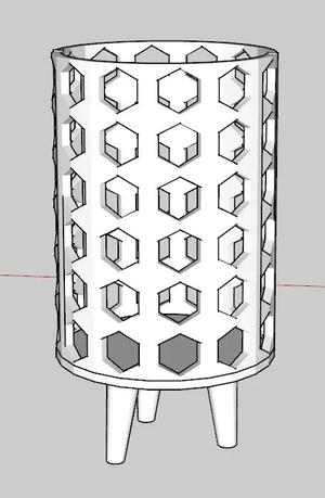 Soporte para frasco de vidrio   
