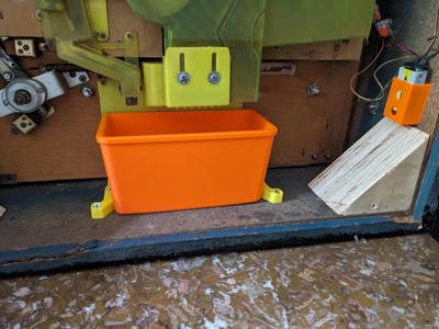 Pachinko Ball Storage Cup/Tray and Guide Rails   