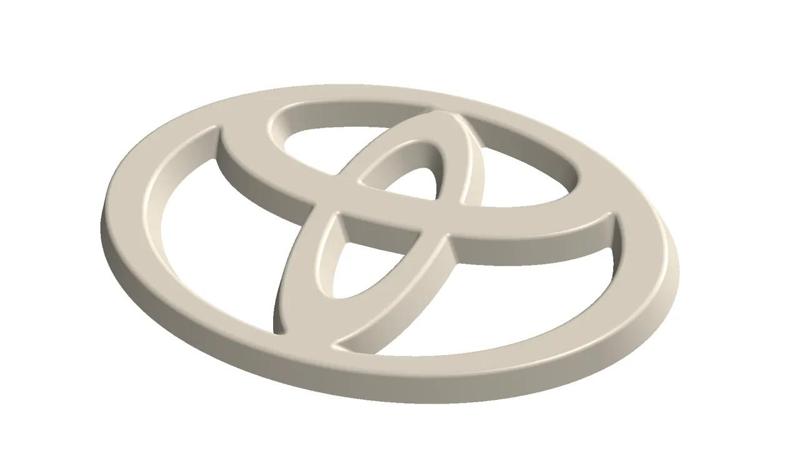 Toyota badge 10cm   