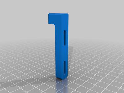 Z level fine adjustment leg 
