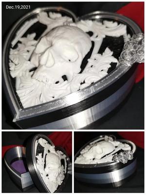 Heart shaped storage box   